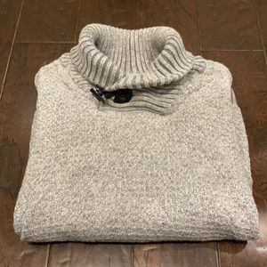 Men’s cowl neck H&M grey sweater M medium
